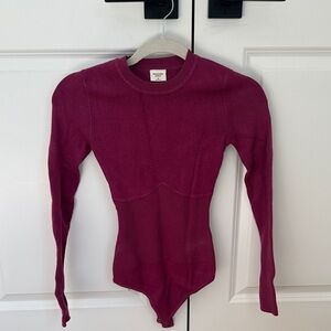Abercrombie & Fitch Berry Knit Top